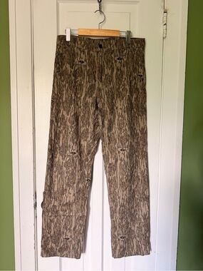 Mossy Oak Men's Cotton Mill Flex Hunting Pant